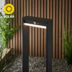 Dannah 50cm Photocell & PIR Solar Outdoor Floor Light - Black 12 Dannah 50cm Photocell & PIR Solar Outdoor Floor Light - Black -Energizer Sales Store 13794248 1014957105552293