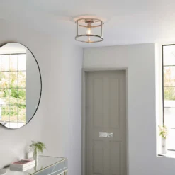 Hopton Flush Light - Nickel -Energizer Sales Store 13794256 5474957105592157