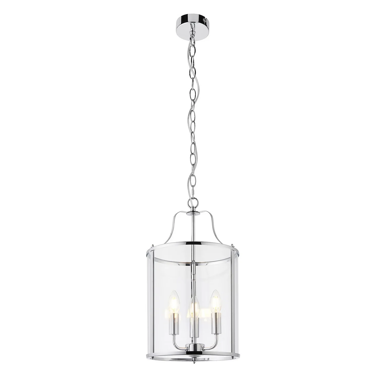 Chester 3 Light Pendant - Chrome 4 Chester 3 Light Pendant - Chrome - Image 2