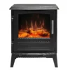 Dimplex Bari Optiflame® Freestanding Electric Stove With Realistic Log Bed & LED Flame Effect - Black -Energizer Sales Store 13882947 1154971310366551