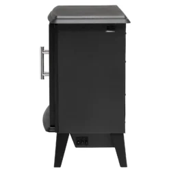 Dimplex Bari Optiflame® Freestanding Electric Stove With Realistic Log Bed & LED Flame Effect - Black -Energizer Sales Store 13882947 4694971310866174