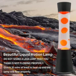 Black & Orange Tower Lava Lamp -Energizer Sales Store 13892605 1164998572791032