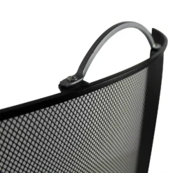 Black Firescreen With Pewter Effect Handle - 61cm -Energizer Sales Store 13898069 1614989748856928