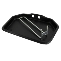 Fireplace Ash Pan And Handle - Black
