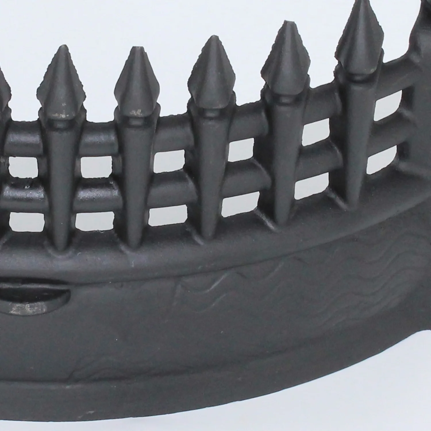 16 Inch Steel Castle Fire Front - Black 6 16 Inch Steel Castle Fire Front - Black - Image 4