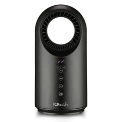 TCP Smart Wifi Portable Bladeless Heater & Cooling Fan 1500W Black