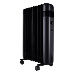 TCP Smart WiFi Portable Oil 9 Fin Radiator Black 2000w