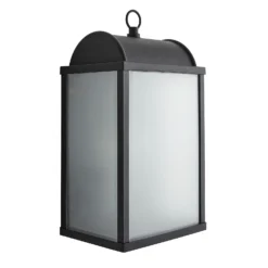 Charlotte E27 Outdoor Box Lantern With Frosted Glass - Black -Energizer Sales Store 13924360 2884980107740695