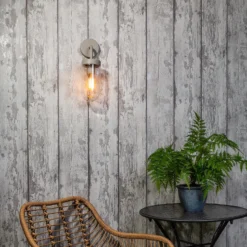 Kew Curved Arm E27 Outdoor Wall Light - Dove Grey -Energizer Sales Store 13924364 7564980109266192