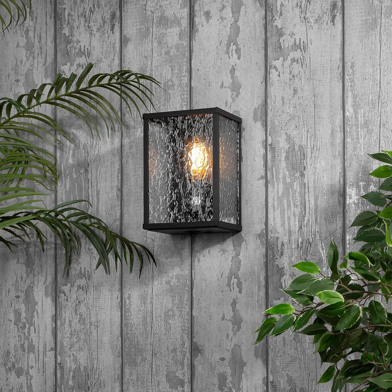 Keb Outdoor Wall Lantern - Black 3 Keb Outdoor Wall Lantern - Black