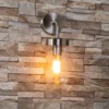 Kew Curved Arm E27 Outdoor Wall Light - Stainless Steel -Energizer Sales Store 13924369 1445005578594927