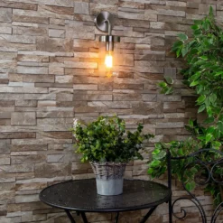 Kew Curved Arm E27 Outdoor Wall Light - Stainless Steel 11 Kew Curved Arm E27 Outdoor Wall Light - Stainless Steel -Energizer Sales Store 13924369 2304980107883078