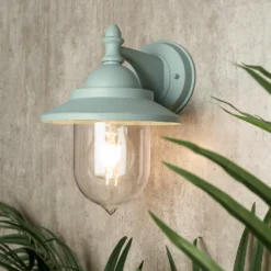 Leek Mini Fisherman's Outdoor Lantern - Mint