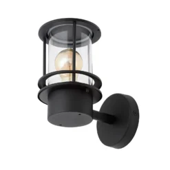 Leonis Miners Style Outdoor Wall Lantern - Black -Energizer Sales Store 13924374 1374980108047556