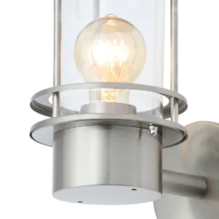 Leonis Miners Style Outdoor Wall Lantern - Stainless Steel -Energizer Sales Store 13924375 1724980108106233