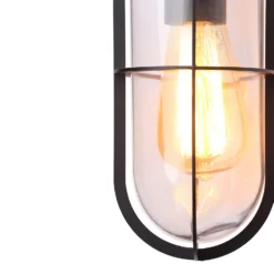 Woking Caged Outdoor Wall Light - Black -Energizer Sales Store 13924385 1915008939329276