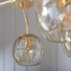 Geneva 5 Light Pendant Light - Brass -Energizer Sales Store 13938485 8084981958653119