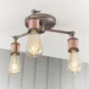 Henrik 3 Light Semi Flush Ceiling Light - Pewter -Energizer Sales Store 13938488 1894981960785975