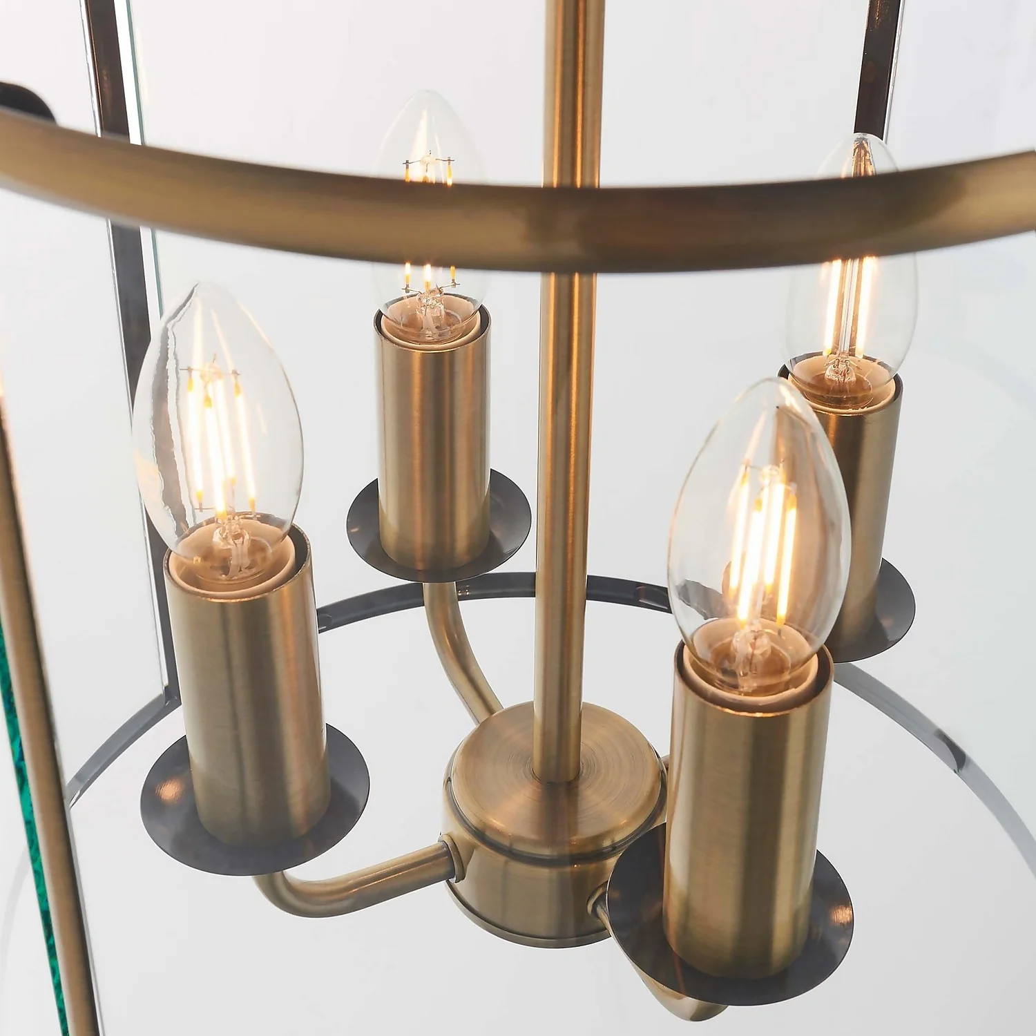 Abott 4 Light Pendant Light - Brass 8 Abott 4 Light Pendant Light - Brass - Image 6