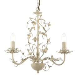 Isabel 3 Light Pendant Light - Cream -Energizer Sales Store 13938504 1754981959887592