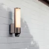 Lutec Leda LED Outdoor Wall Light With PIR Motion Sensor - Stainless Steel -Energizer Sales Store 13950209 7194993071626505