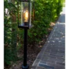 Lutec Flair E27 Outdoor Bollard Light - Black -Energizer Sales Store 13950211 4194993071696516