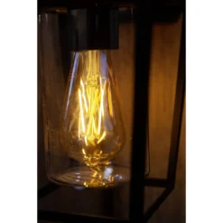 Lutec West E27 Outdoor Wall Lantern - Black -Energizer Sales Store 13950222 1405009726198214