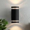 Lens Outdoor Up And Down Wall Light - Anthracite -Energizer Sales Store 13956093 9784995190036095