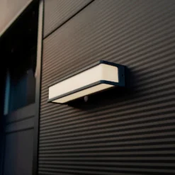 Lutec Doblo Solar Powered LED Wall Light - Anthracite 9 Lutec Doblo Solar Powered LED Wall Light - Anthracite -Energizer Sales Store 13971737 2094993071497577