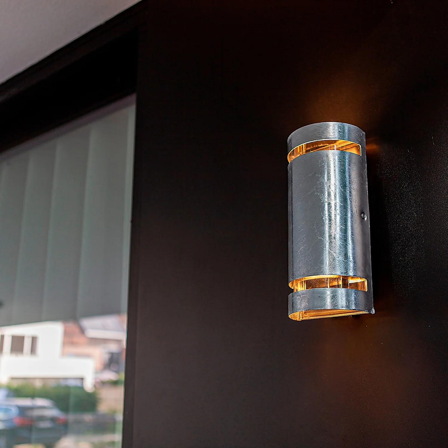 Lutec Ran 2x GU10 Outdoor Wall Light - Galvanised Steel 5 Lutec Ran 2x GU10 Outdoor Wall Light - Galvanised Steel - Image 3