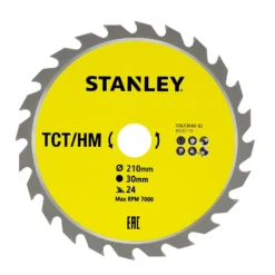 STANLEY Circular Saw Blade TCT 210 X 30 X 24T (STA13040-XJ)