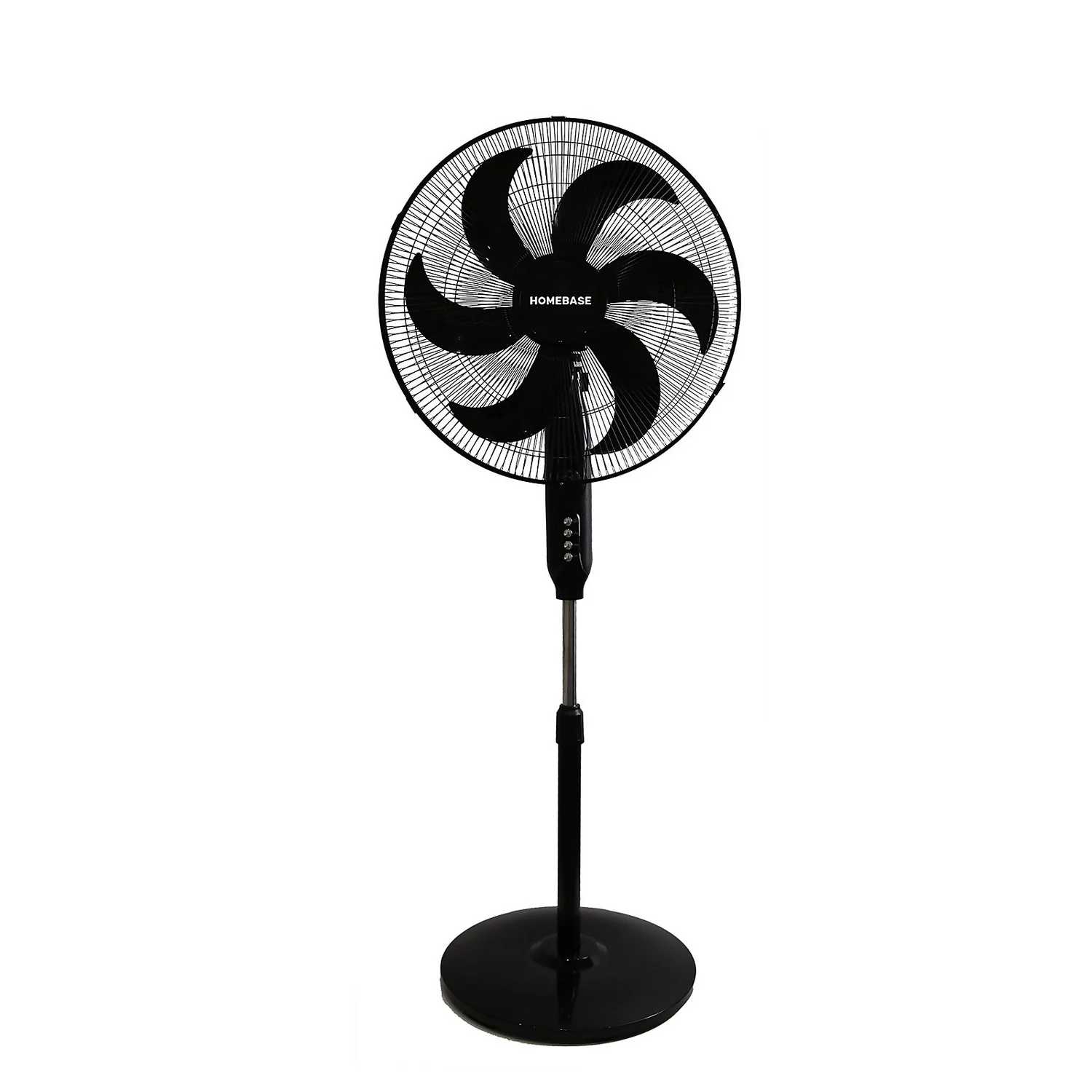 Homebase 18 Inch 6 Blade Pedestal Fan With Remote Control 3 Homebase 18 Inch 6 Blade Pedestal Fan With Remote Control