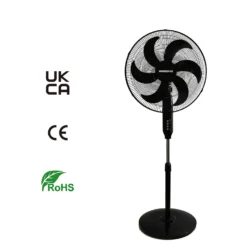 Homebase 18 Inch 6 Blade Pedestal Fan With Remote Control 9 Homebase 18 Inch 6 Blade Pedestal Fan With Remote Control -Energizer Sales Store 14198670 5775028094328286