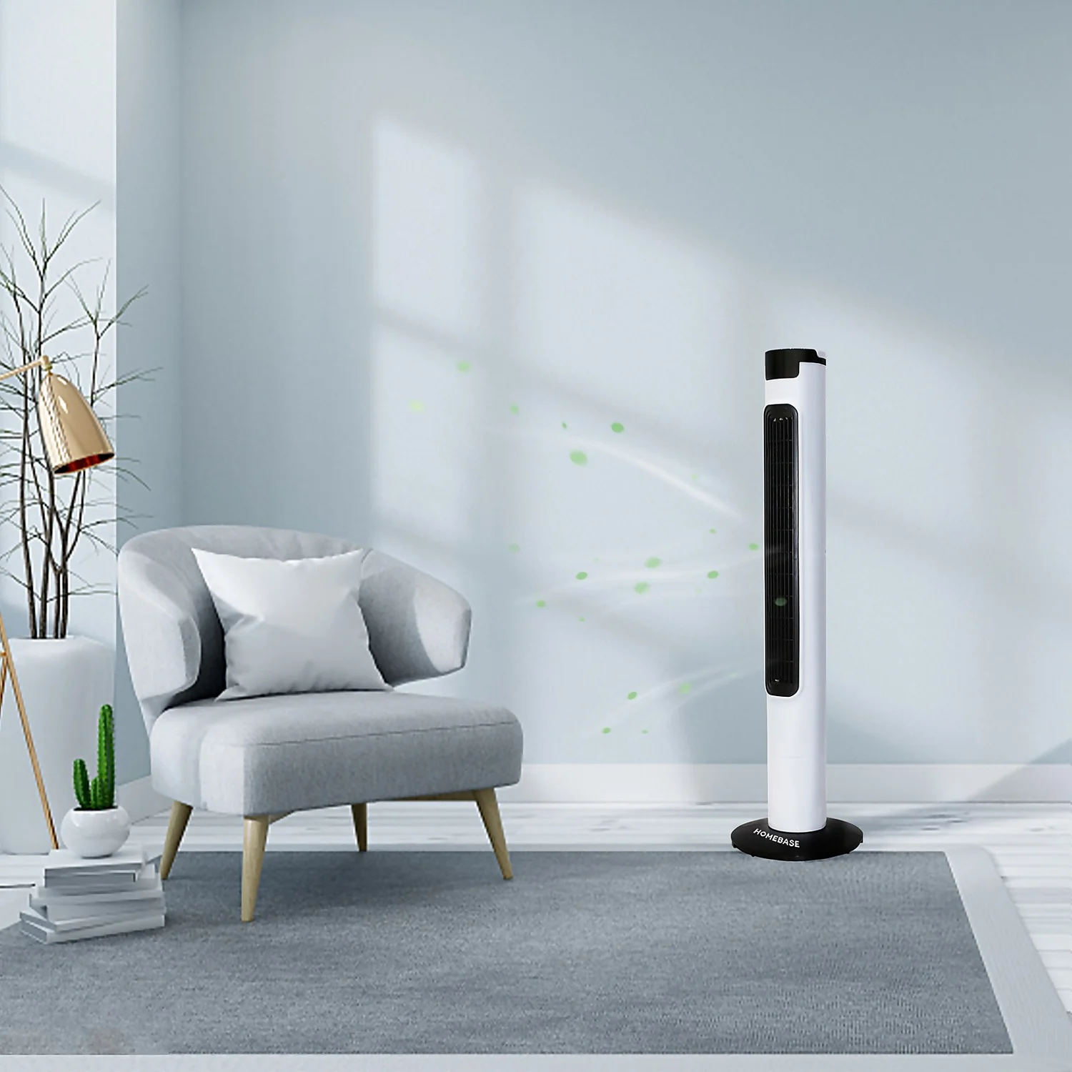 Homebase 38 Inch Tower Fan With Remote Control 4 Homebase 38 Inch Tower Fan With Remote Control - Image 2