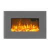 Sureflame WM-9541 Electric Wall Mounted Fire With Remote Control In Grey, 26 Inch -Energizer Sales Store 14199609 1425009418576234
