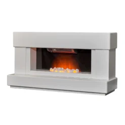 Αδάμ Adam Verona Fireplace Suite In Pure White, 48 Inch -Energizer Sales Store 14199612 3405009418343446