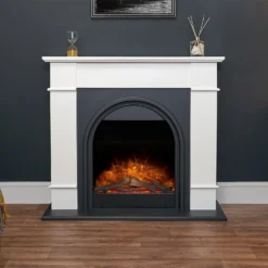 Αδάμ Adam Chesterfield Electric Fireplace Suite With Flat To Wall Fitting In White & Charcoal Grey, 44 Inch 15 Αδάμ Adam Chesterfield Electric Fireplace Suite With Flat To Wall Fitting In White & Charcoal Grey, 44 Inch -Energizer Sales Store 14199615 1735009419846425