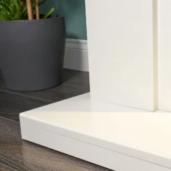 Acantha Miramar White Marble Stove Fireplace With Downlights & Woodhouse Electric Stove In Grey, 54 Inch -Energizer Sales Store 14199619 1395009418229284