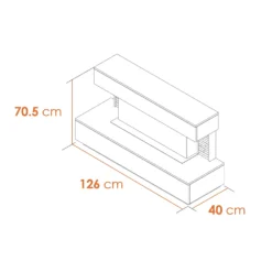 Acantha Aspen White Marble & Slate Fireplace Suite With Downlights, 50 Inch 11 Acantha Aspen White Marble & Slate Fireplace Suite With Downlights, 50 Inch -Energizer Sales Store 14199623 8065009417966010