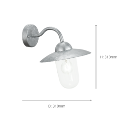 Eglo Milton Outdoor Wall Light - Stainless Steel 8 Eglo Milton Outdoor Wall Light - Stainless Steel -Energizer Sales Store 14222374 1155020562528244