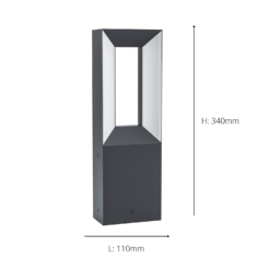 Eglo Riforano Outdoor LED Pedestal Light -Energizer Sales Store 14222381 1125020562866134
