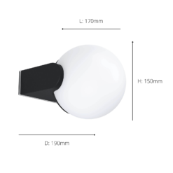 Eglo Rubio Outdoor Wall Light -Energizer Sales Store 14222383 1515020562761332
