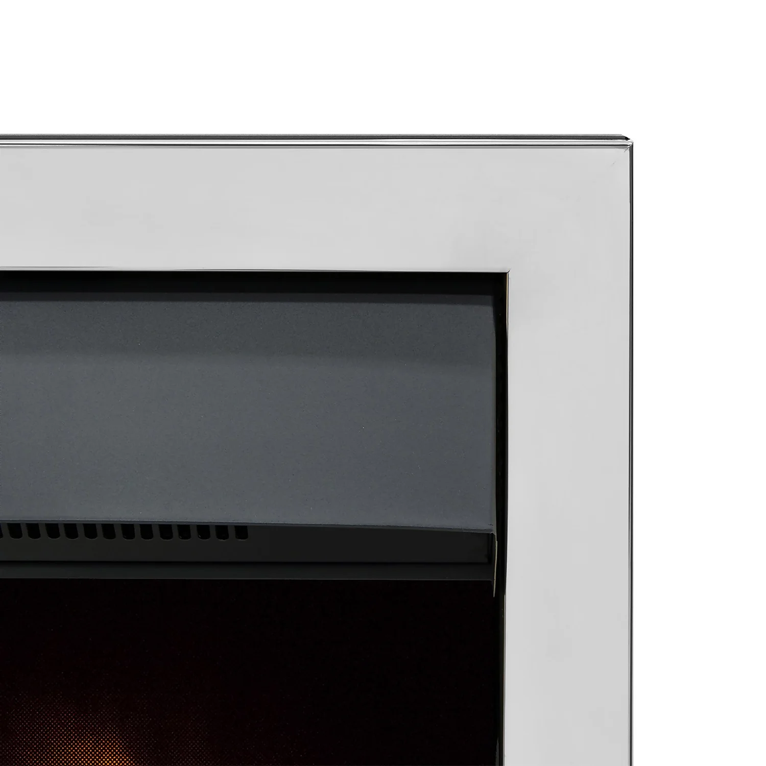 Αδάμ Adam Blenheim 2000W Electric Fire With Inset Fitting And LED Flame Effect - Chrome 5 Αδάμ Adam Blenheim 2000W Electric Fire With Inset Fitting And LED Flame Effect - Chrome - Image 3