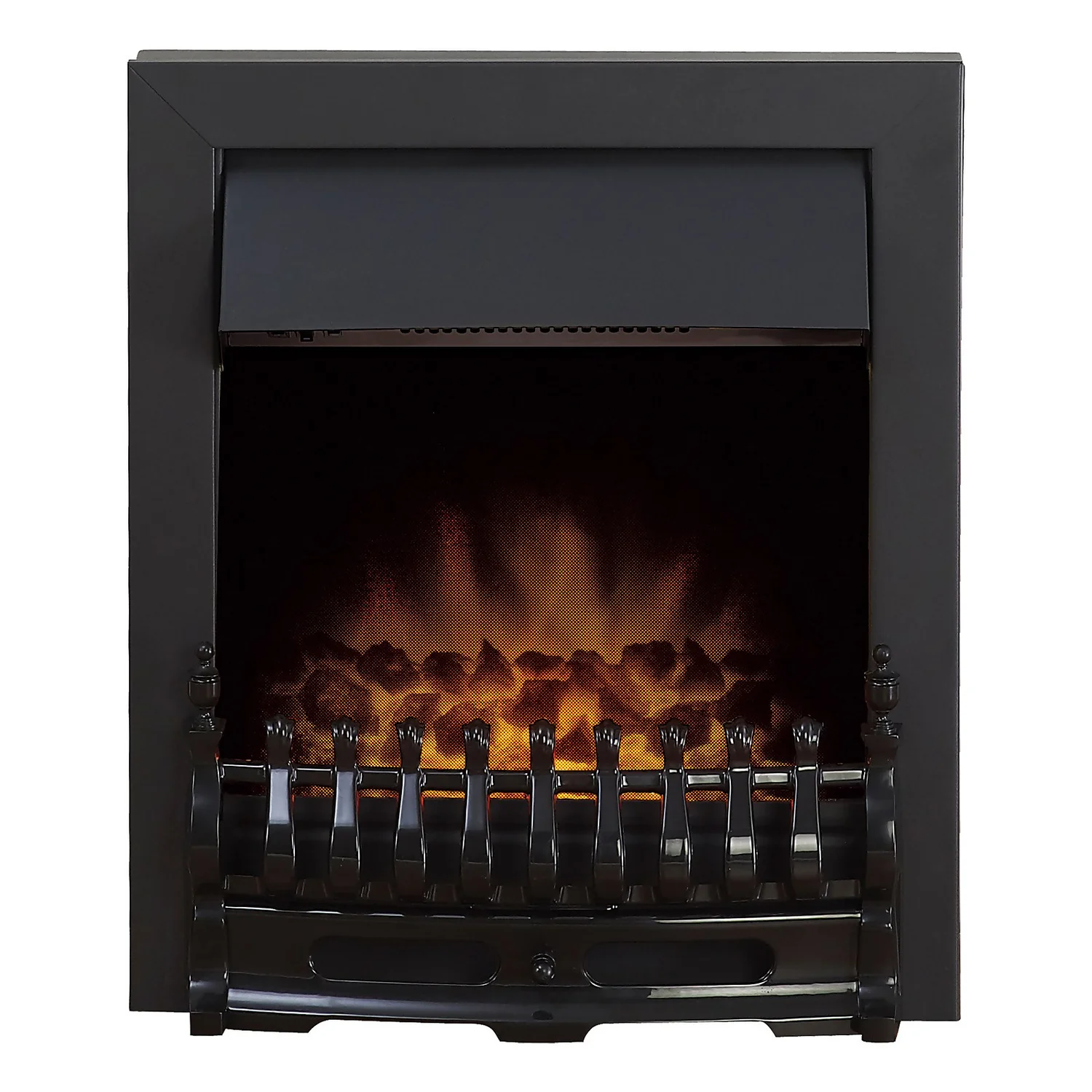 Αδάμ Adam Blenheim 2000W Electric Fire With Inset Fitting And LED Flame Effect - Black 3 Αδάμ Adam Blenheim 2000W Electric Fire With Inset Fitting And LED Flame Effect - Black