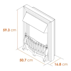 Αδάμ Adam Blenheim 2000W Electric Fire With Inset Fitting And LED Flame Effect - Black 11 Αδάμ Adam Blenheim 2000W Electric Fire With Inset Fitting And LED Flame Effect - Black -Energizer Sales Store 14269776 5545035374392070