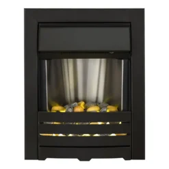 Αδάμ Adam Helios 2000W Electric Fire With Inset Fitting - Black
