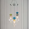 Elgin Cluster Pendant Ceiling Light - Multicoloured & Chrome -Energizer Sales Store 14301808 1985038439364414
