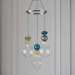 Elgin Cluster Pendant Ceiling Light - Multicoloured & Chrome -Energizer Sales Store 14301808 7615038439510022