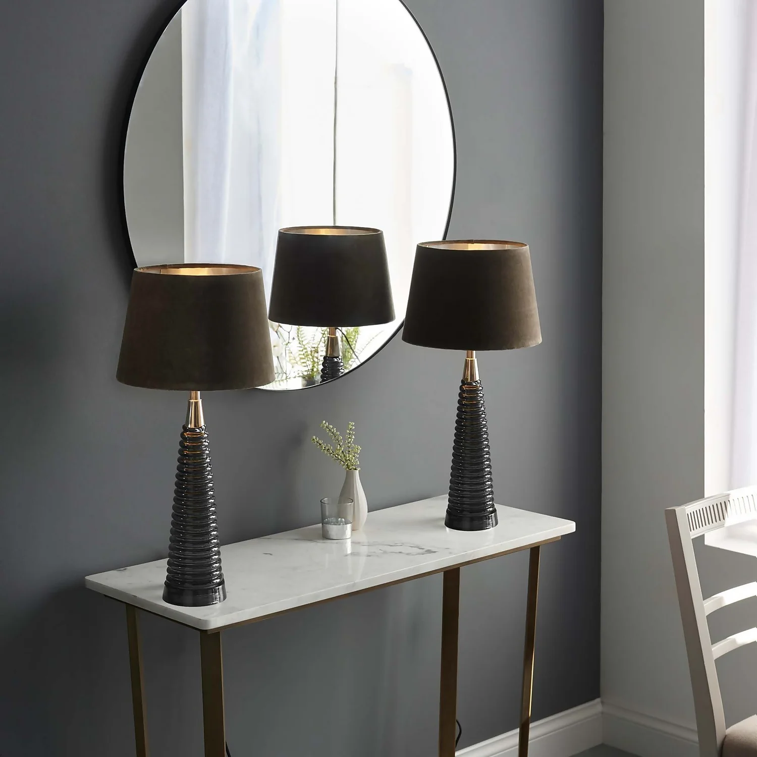 Fearn Table Lamp - Charcoal 7 Fearn Table Lamp - Charcoal - Image 5