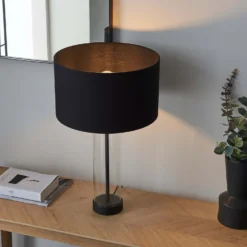 Gills Table Lamp - Black 13 Gills Table Lamp - Black -Energizer Sales Store 14301814 4075038438465752